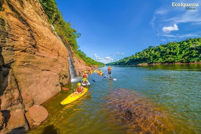 Caiaque no Rio Iguaçu